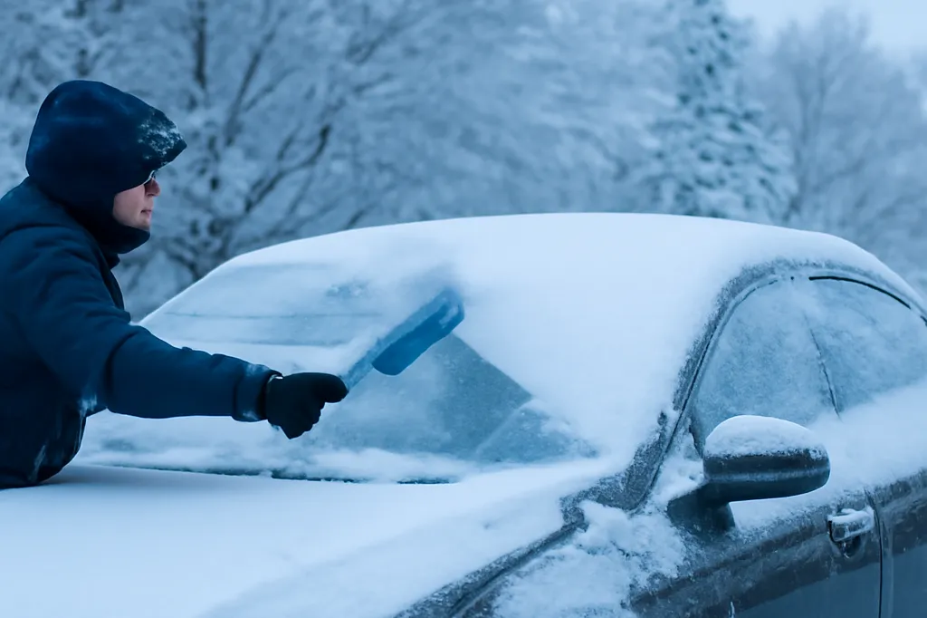 Editorial wide shot for Ottawa Winter Driving and Car Safety Guide
